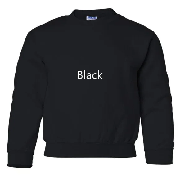 Highland Cow YOUTH Sweatshirt Case IH Farm Girl Embroidered Crewneck - Picture 3 of 6